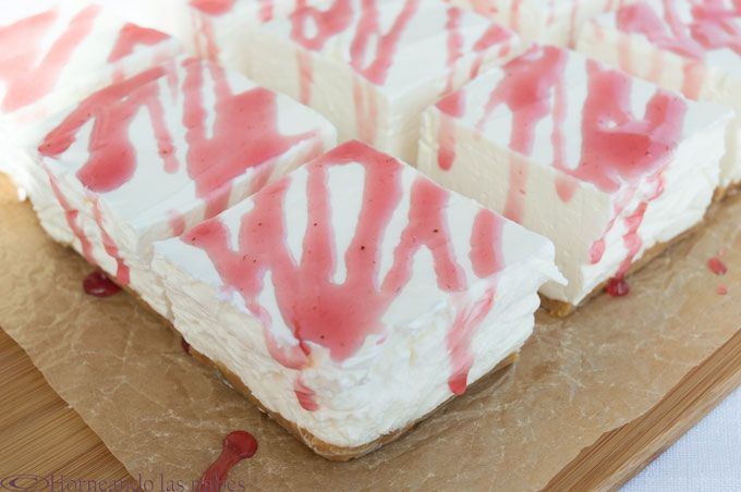 Tarta mousse de queso, fresa y melocotón. Tarta mousse de queso, fresa y melocotón