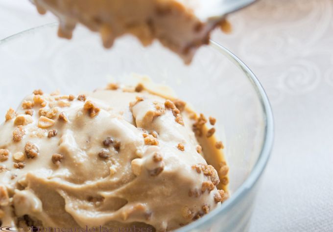 Helado de café y dulce de leche