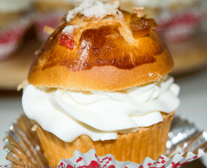 Cupcakes de roscón de reyes 