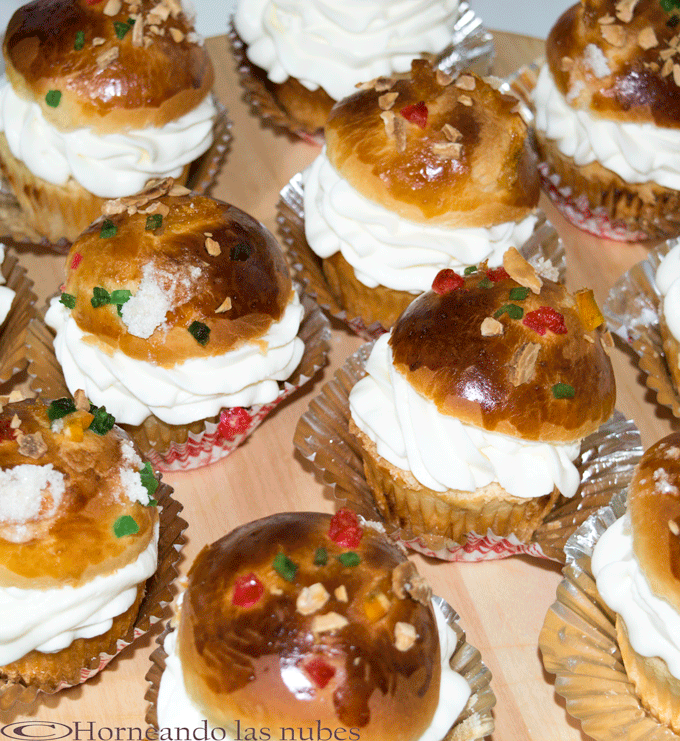 Cupcakes de roscón de reyes 