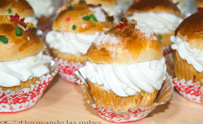 Cupcakes de roscón de reyes 