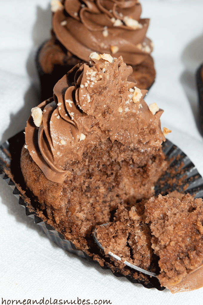 Cupcakes de canela y nutella Cupcakes de canela y nutella
