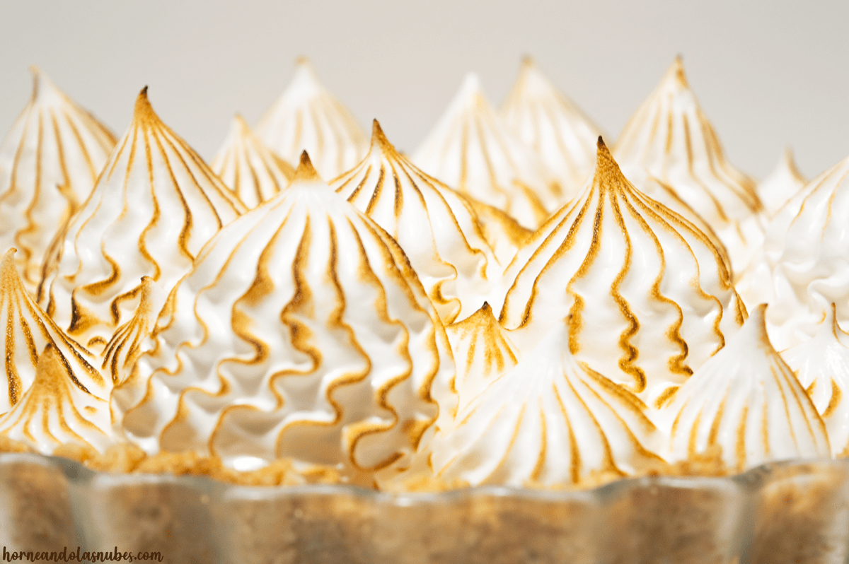 Tarta de limón y merengue