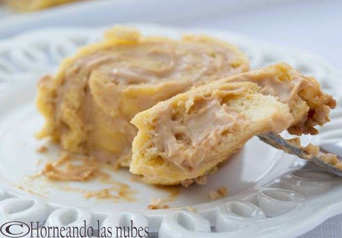 Brazo de dulce de leche y queso