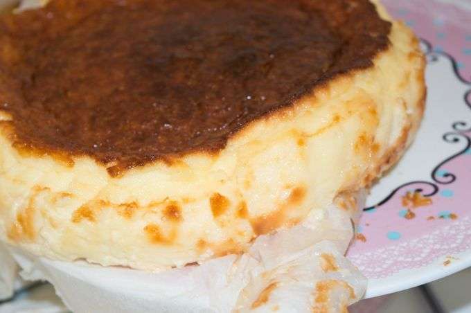 Tarta de queso del restaurante La Viña