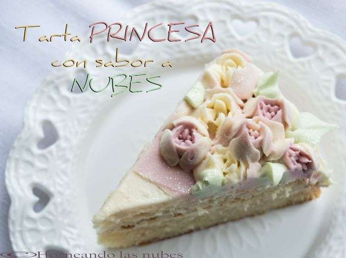 Tarta princesa con sabor a nubes