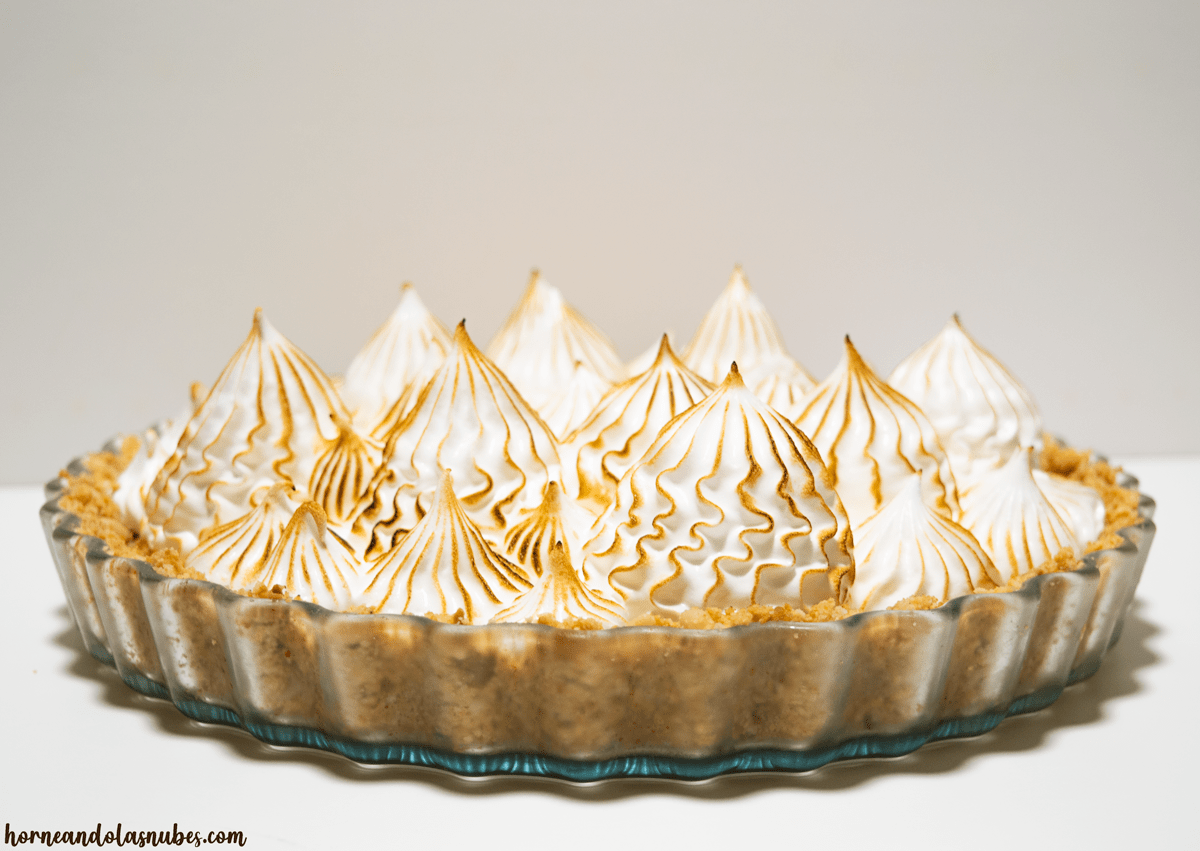 Tarta de limón y merengue