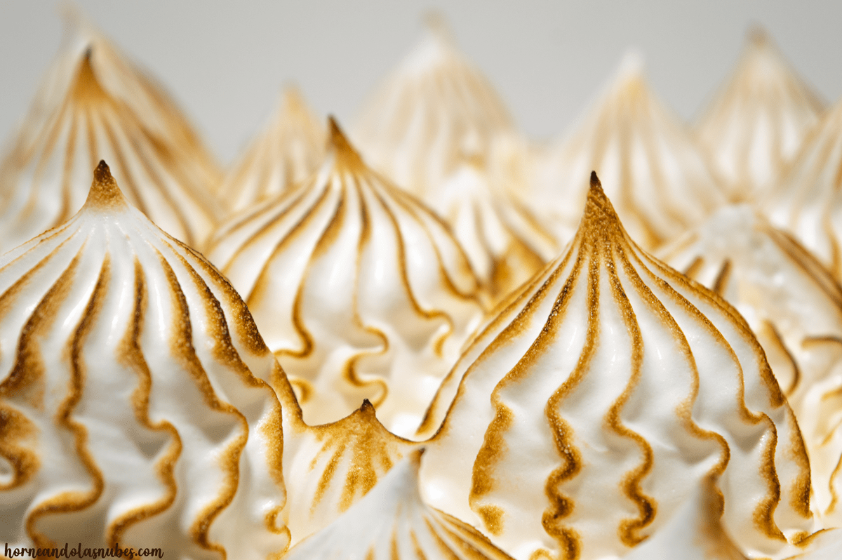 Tarta de limón y merengue