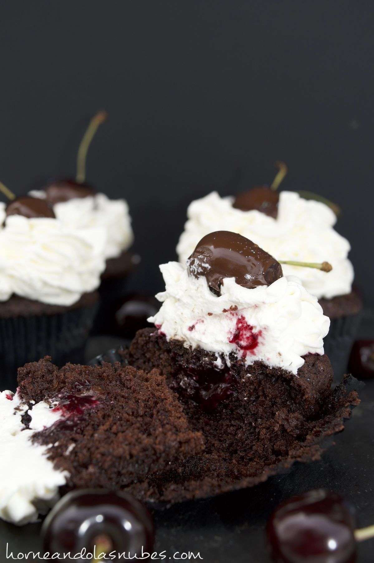 Cupcakes Selva Negra.